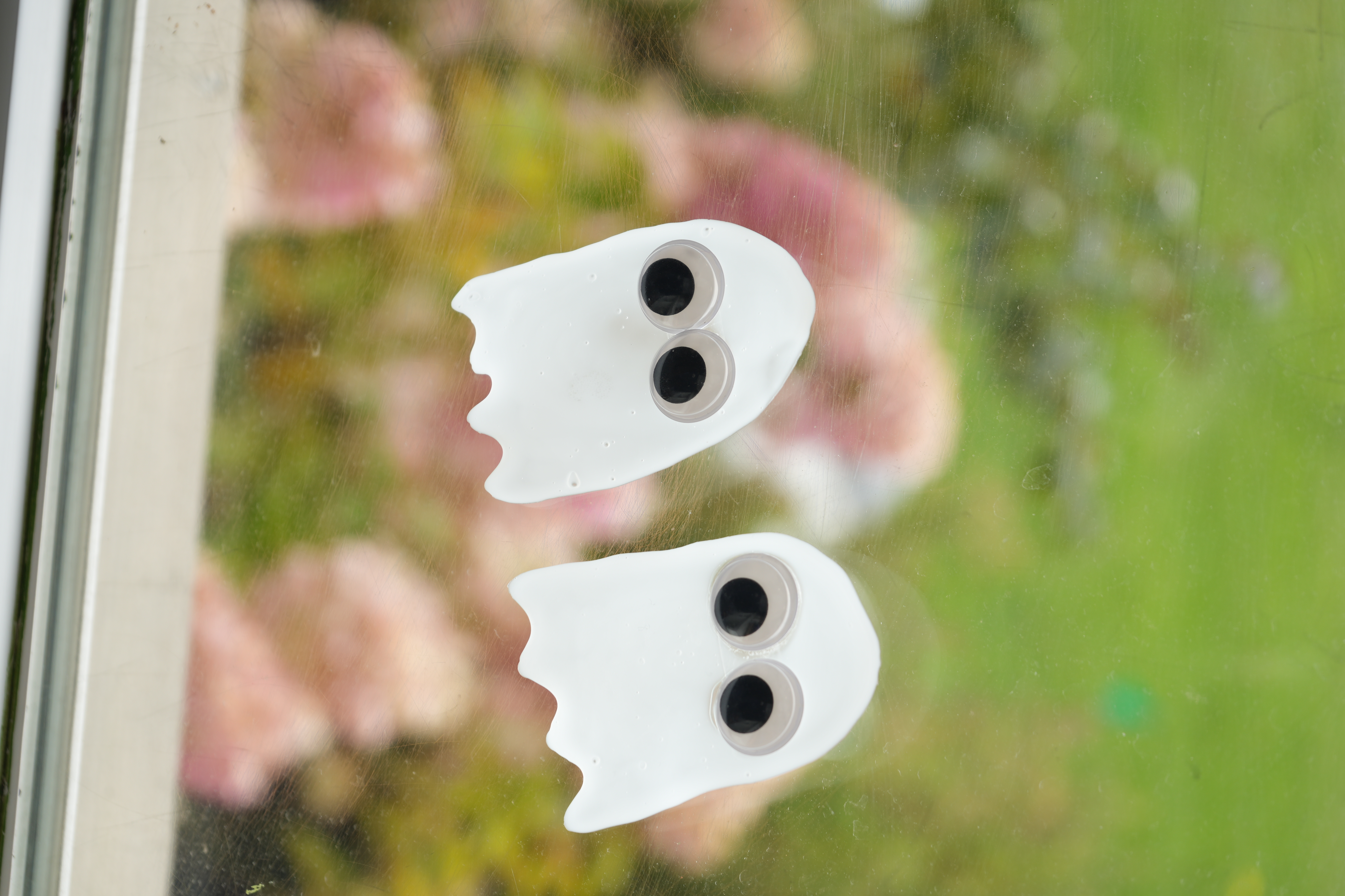 DIY ghost window clings examples